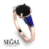Glamorous Custom Black Diamond Ring - Harley No. 68 image 2