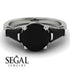 Glamorous Custom Black Diamond Ring - Harley No. 39 image 3