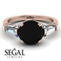 Glamorous Custom Black Diamond Ring - Harley No. 8 image 3