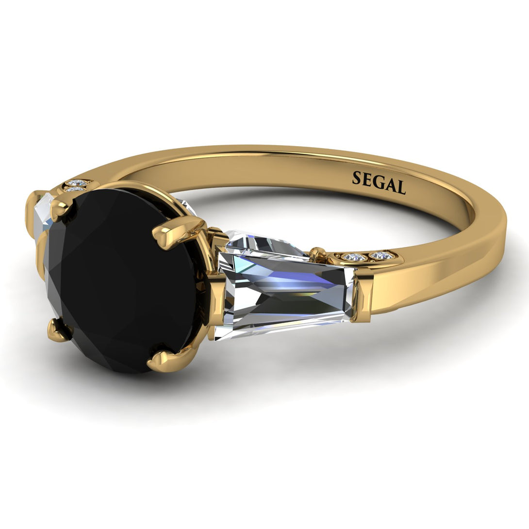 Glamorous Custom Black Diamond Ring - Harley No. 7