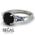 Glamorous Custom Black Diamond Ring - Harley No. 9 image 10