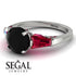 Glamorous Custom Black Diamond Ring - Harley No. 54 image 10