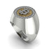 Glamorous Diamond Bitcoin Ring - Dominic No. 3 image 1