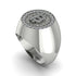 Glamorous Diamond Bitcoin Ring - Dominic No. 9 image 1
