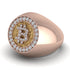 Glamorous Diamond Bitcoin Ring - Dominic No. 2 image 3