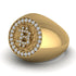 Glamorous Diamond Bitcoin Ring - Dominic No. 1 image 3
