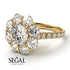 Glamorous Diamond Halo Engagement Ring - Amaya No. 1 image 14
