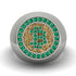 Glamorous Emerald Bitcoin Ring - Dominic No. 12 image 2