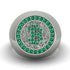 Glamorous Emerald Bitcoin Ring - Dominic No. 18 image 2