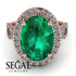 Glamorous Oval Emerald Ring - Jordyn No. 5 image 2