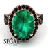 Glamorous Oval Emerald Ring - Jordyn No. 35 image 2