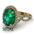 Glamorous Oval Emerald Ring - Jordyn No. 4 image 10