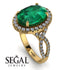 Glamorous Oval Emerald Ring - Jordyn No. 4 image 3
