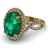 Glamorous Oval Emerald Ring - Jordyn No. 4 image 1