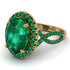 Glamorous Oval Emerald Ring - Jordyn No. 19 image 1
