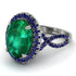 Glamorous Oval Emerald Ring - Jordyn No. 66 image 1