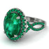 Glamorous Oval Emerald Ring - Jordyn No. 21 image 1