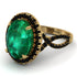Glamorous Oval Emerald Ring - Jordyn No. 34 image 1