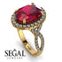 Glamorous Oval Ruby Ring - Jordyn No. 10 image 3