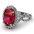 Glamorous Oval Ruby Ring - Jordyn No. 12 image 1