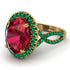 Glamorous Oval Ruby Ring - Jordyn No. 25 image 1