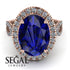 Glamorous Oval Sapphire Ring - Jordyn No. 14 image 2
