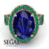 Glamorous Oval Sapphire Ring - Jordyn No. 29 image 2