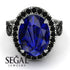 Glamorous Oval Sapphire Ring - Jordyn No. 45 image 2