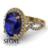 Glamorous Oval Sapphire Ring - Jordyn No. 13 image 10