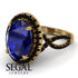 Glamorous Oval Sapphire Ring - Jordyn No. 43 image 10