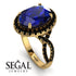 Glamorous Oval Sapphire Ring - Jordyn No. 43 image 3