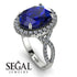 Glamorous Oval Sapphire Ring - Jordyn No. 15 image 3