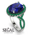 Glamorous Oval Sapphire Ring - Jordyn No. 30 image 3