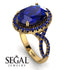 Glamorous Oval Sapphire Ring - Jordyn No. 73 image 3