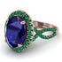 Glamorous Oval Sapphire Ring - Jordyn No. 29 image 1