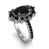 Glamorous Oval Black Diamond Ring - Emily No. 39 image 1