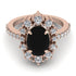 Glamorous Oval Black Diamond Ring - Emily No. 8 image 2