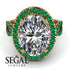 Glamorous Oval Diamond Ring - Jordyn No. 16 image 2