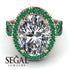 Glamorous Oval Diamond Ring - Jordyn No. 17 image 2