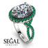 Glamorous Oval Diamond Ring - Jordyn No. 18 image 3