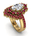 Glamorous Oval Diamond Bridal Set - Emily No. 46 image 1