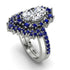 Glamorous Oval Diamond Bridal Set - Emily No. 63 image 1