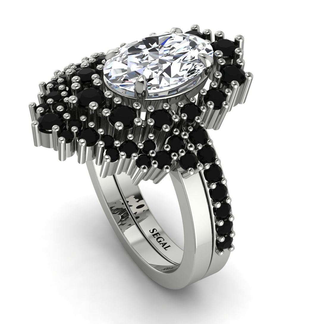 Glamorous Oval Diamond Bridal Set - Emily No. 33