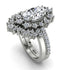 Glamorous Oval Diamond Bridal Set - Emily No. 3 image 1