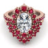 Glamorous Oval Diamond Bridal Set - Emily No. 47 image 2