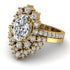 Glamorous Oval Diamond Bridal Set - Emily No. 1 image 3