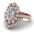 Glamorous Oval Diamond Bridal Set - Emily No. 2 image 3