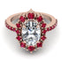 Glamorous Oval Diamond Ring - Emily No. 47 image 2