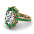 Glamorous Oval Diamond Ring - Emily No. 16 image 3