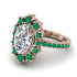 Glamorous Oval Diamond Ring - Emily No. 17 image 3